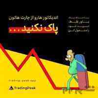 اندیکاتور های ترید رو از چارت هاتون پاک کنید