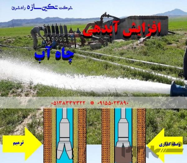 تکین سازه راه شرق افزایش آبدهی واحیاء چاه در مشهد