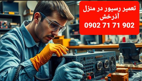 تعمیر رسیور در منزل راحتی و کیفیت آذرخش 09027171902