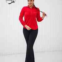 شومیز یقه مردانه چین دار