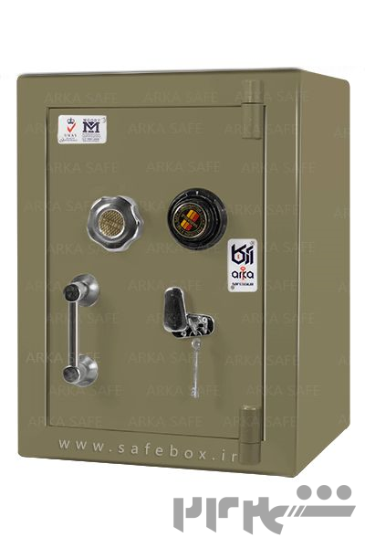 گاوصندوق نسوز ۳۵۰/۲ آرکا با رمز و رنگ سفارشی با استاندارد 