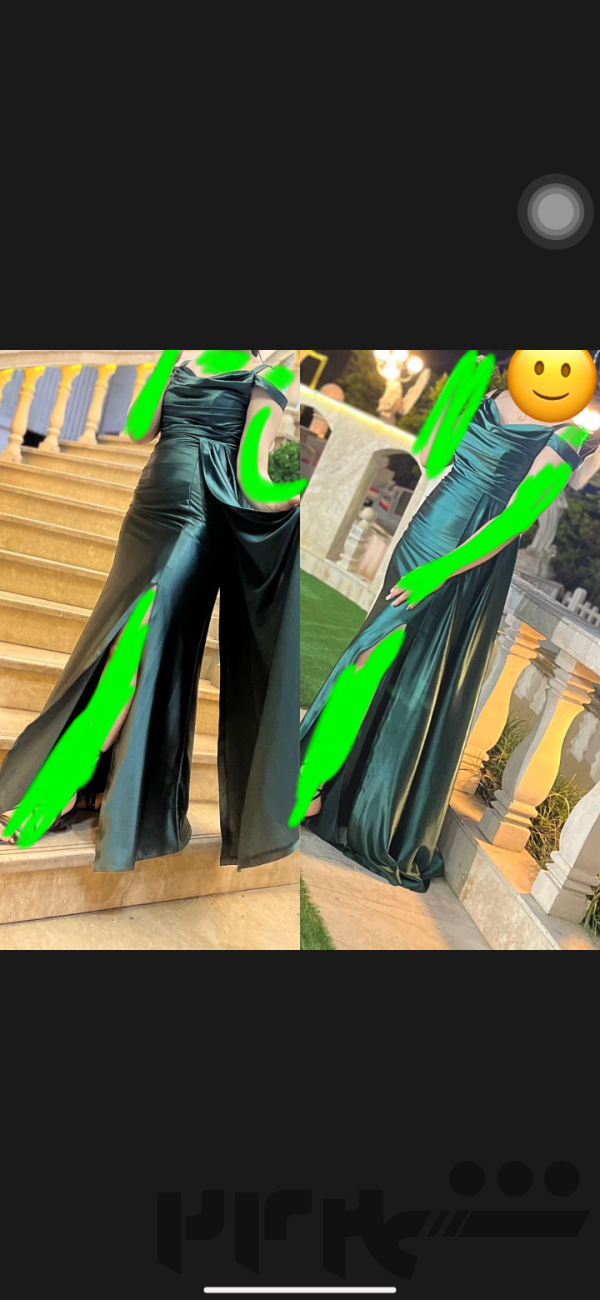 لباس مجلسی ساتن ترک