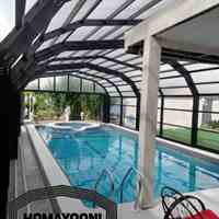 سقف متحرک استخر سقف متحرک المینیومی در ملارد