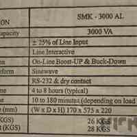 یو پی اس پرسو SMK-3000AL نو Line Interactive