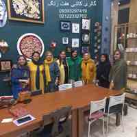 اموزش نقاشی روی کاشی