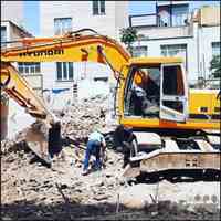 تخریب ساختمان پیمانکاری نعمتی