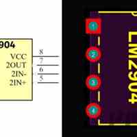 فوت پرینت LM2904 با 3dfootprint