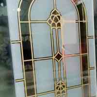 طراحی سندبلاست روی شیشه وآینه
