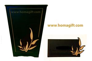  ست سطل زباله و جعبه دستمال کاغذی