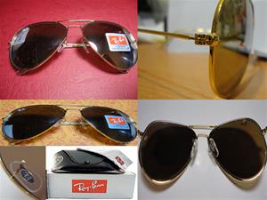  عینک ریبن rayban اصل و اورجینال شیشه قهوه ای