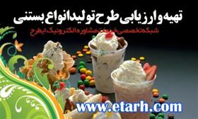  ارائه طرح توجیهی تولید بستنی (چوبی، لیوانی، قیفی)