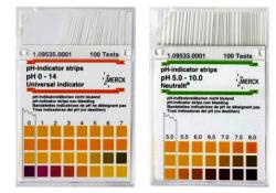 فروش انواع کاغذ های ph مرک(merck
